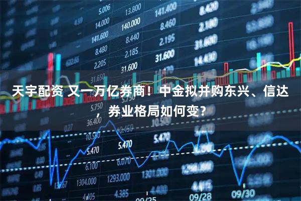 天宇配资 又一万亿券商！中金拟并购东兴、信达，券业格局如何变？